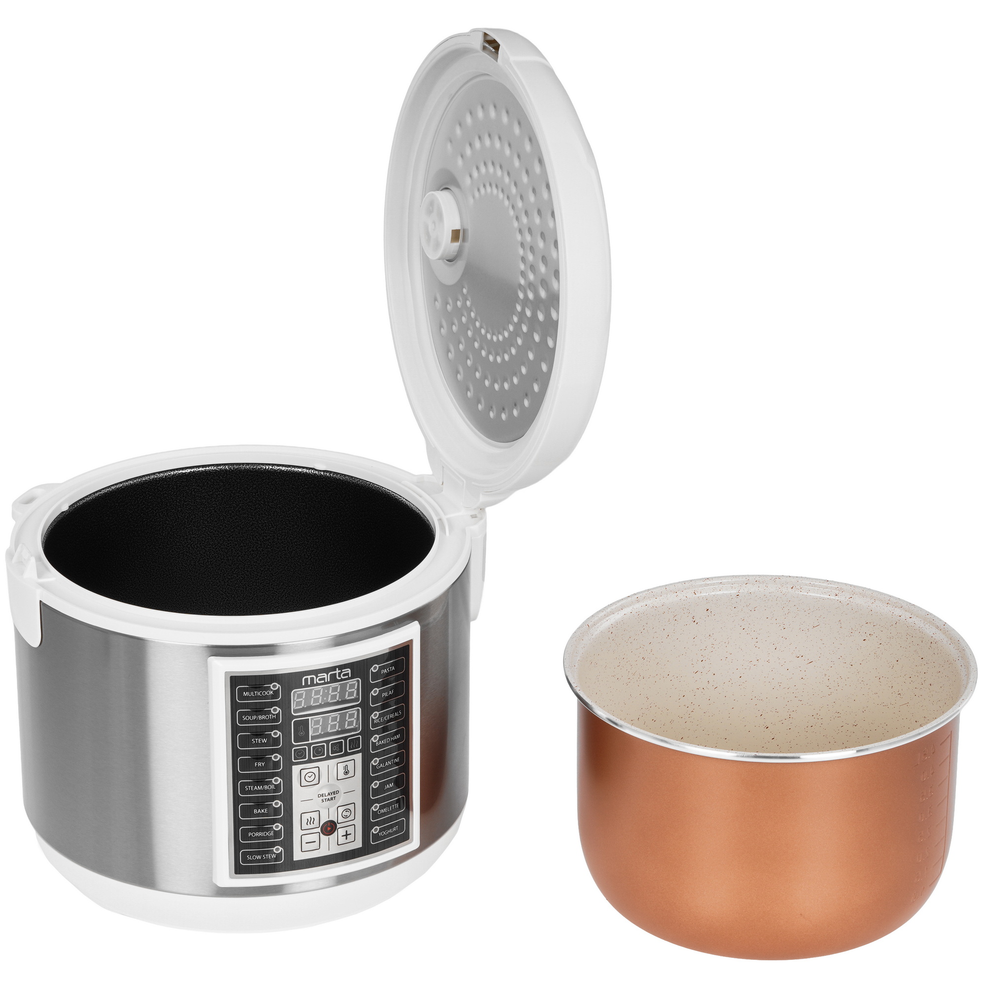 9216503 Мультиварка Marta MT-MC4344A белый STDN-0073757 - Вид №6