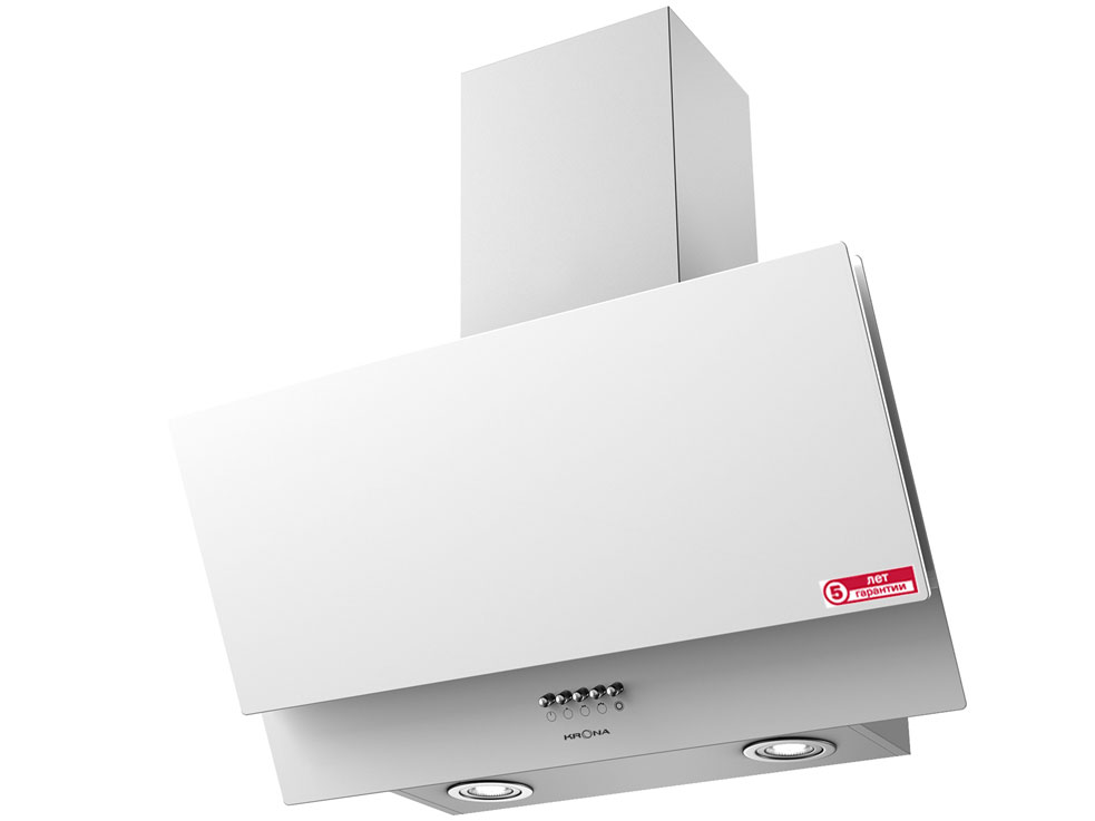 8122358 Вытяжка наклонная KRONA Olly 600 белый/белый STDN-0129221 - Вид №1