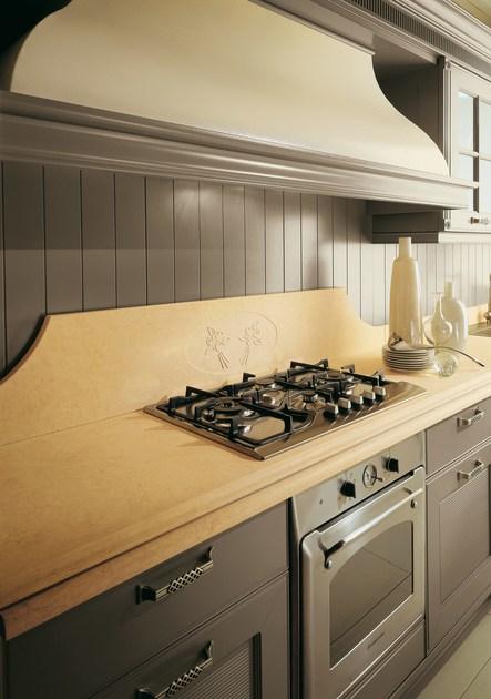 Aster Cucine Линейная модульная кухня с ручками Opera sun-id-1468780 - Вид №2