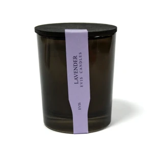 89342836 Свеча в стекле Лаванда черная 9 см STLM-0822506