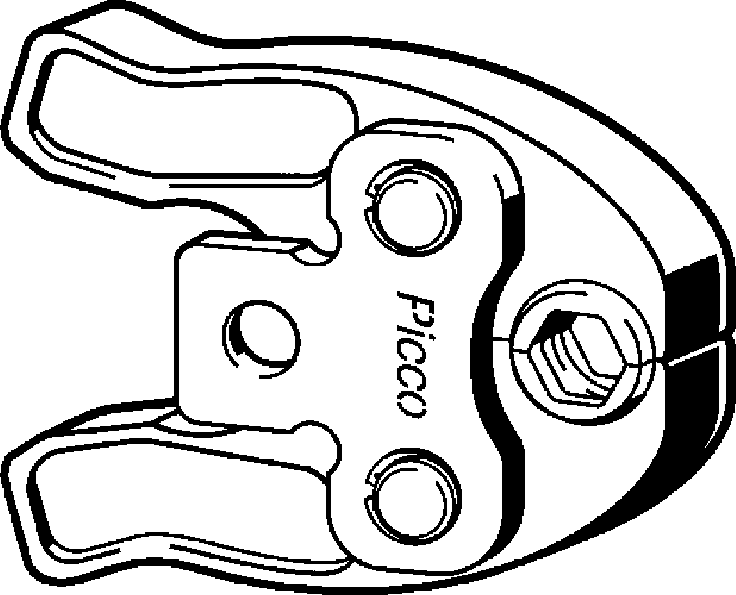 485 511 Модель 2484.9 Трубопроводные системы  Системные пресс-инструменты  Системные пресс-клещи Picco  Металлические пресс-системы Santreyd  - Вид №1