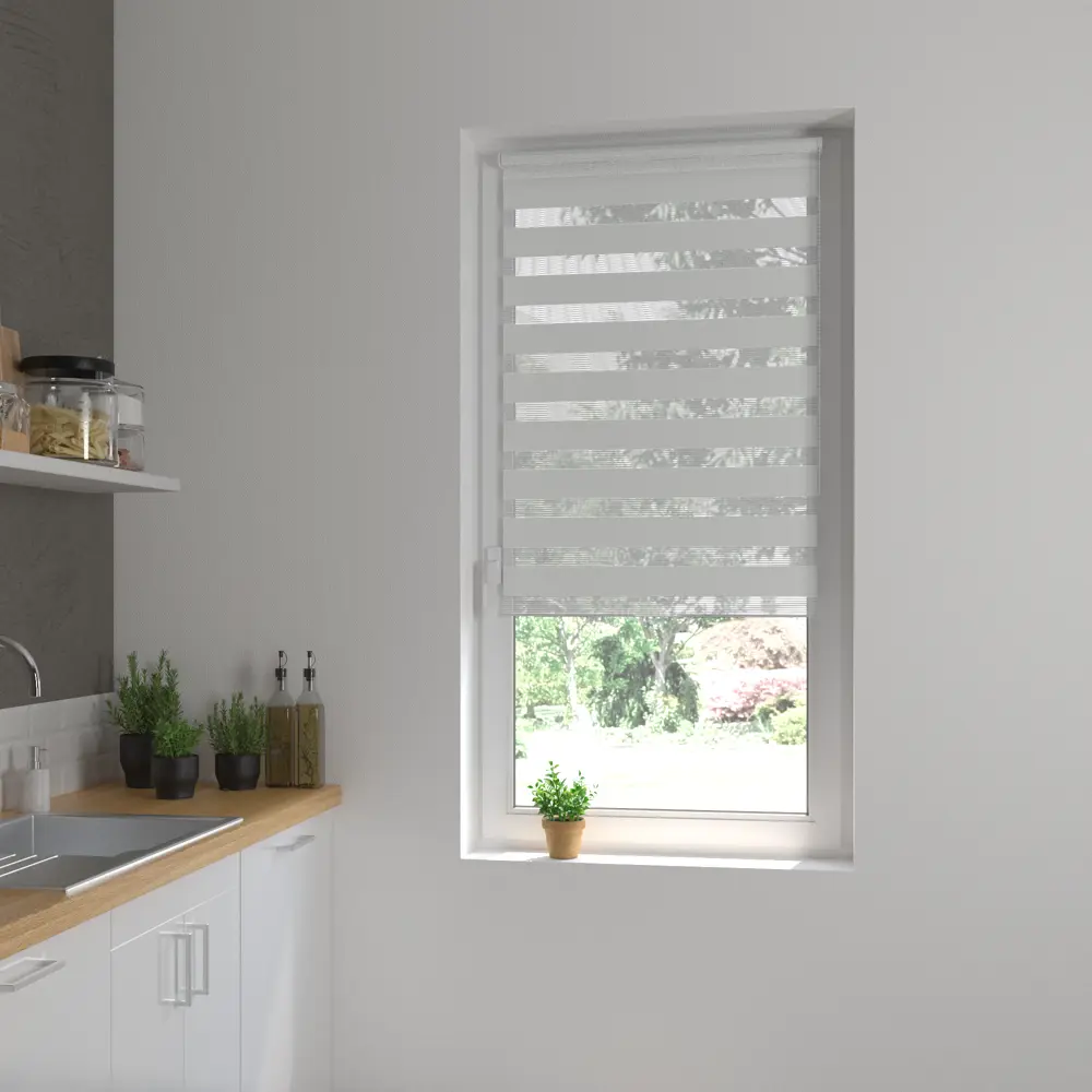 Штора рулонная день-ночь Inspire Peter 55x160 см светло-серая Granit 5 82691056 STLM-2128221 - Вид №10