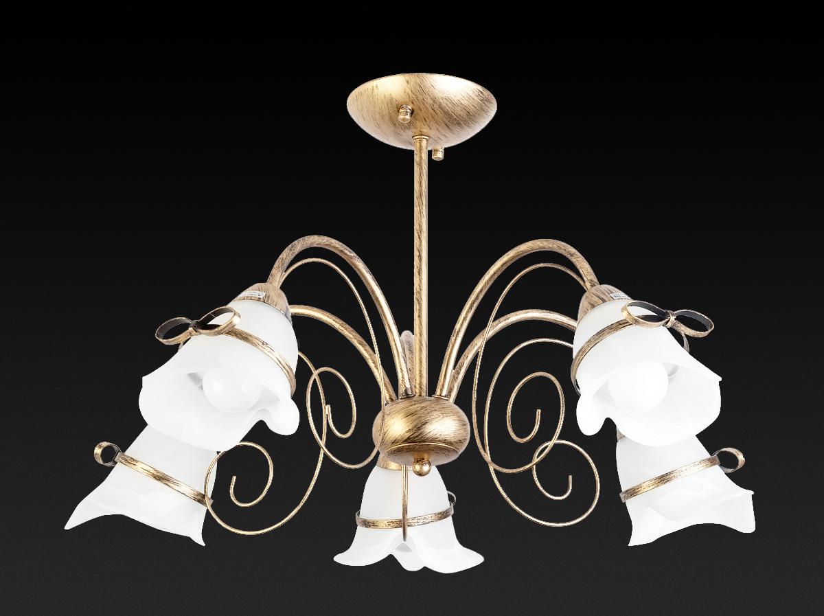 Потолочная люстра Toplight Bridget TL3620X-05 TOPLIGHT BRIDGET 187897 Белый  - Вид №1