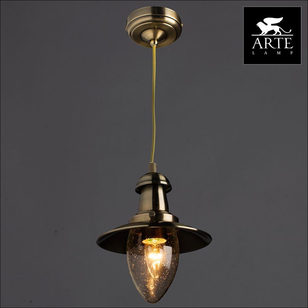 Подвесной светильник Arte Lamp Fisherman A5518SP-1AB ARTE LAMP FISHERMAN BRONZE 070840 Бронза  - Вид №2