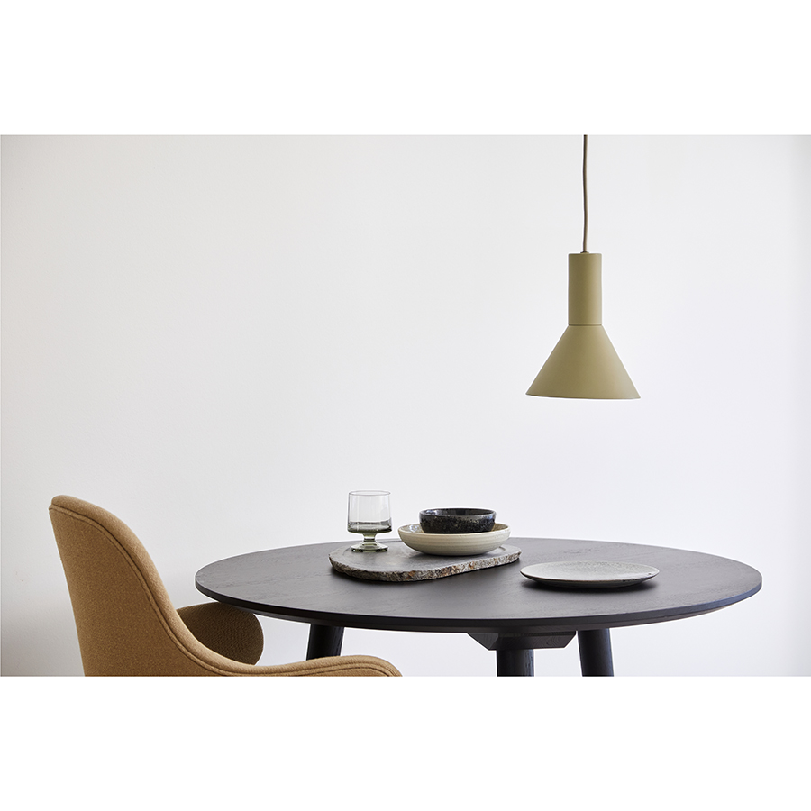 123039 Лампа подвесная lyss, 18х23 см, оливковая матовая Frandsen  - Вид №3