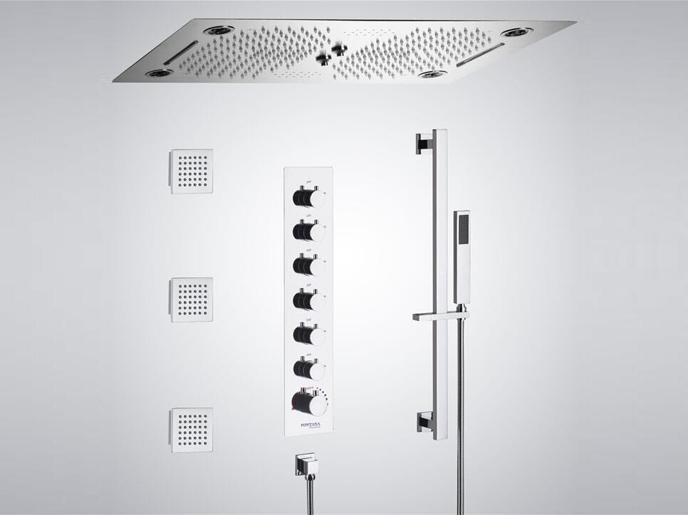 Встраиваемый светодиодный душ с душем Fontana Showers OCCITANIA ARCH-00129775