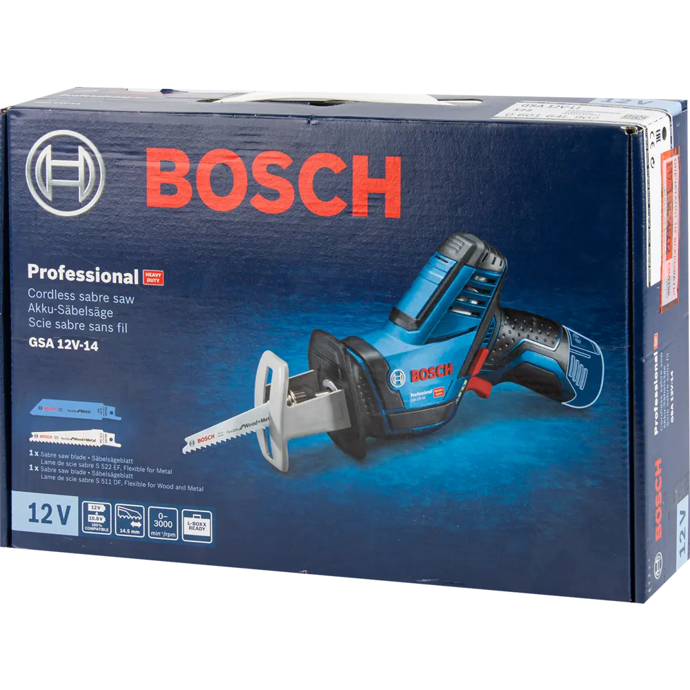 Аккумуляторная сабельная пила Bosch GSA 12V-14 Professional, 060164L902, 12 В без аккумулятора 82041121 STLM-2011962 BOSCH PROFESSIONAL  - Вид №7