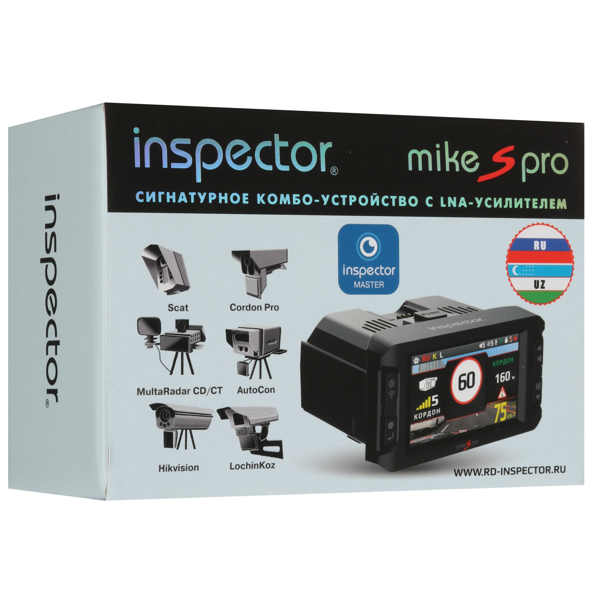 5636233 Видеорегистратор с радар-детектором Inspector MIKE S PRO STDN-0131312 - Вид №8