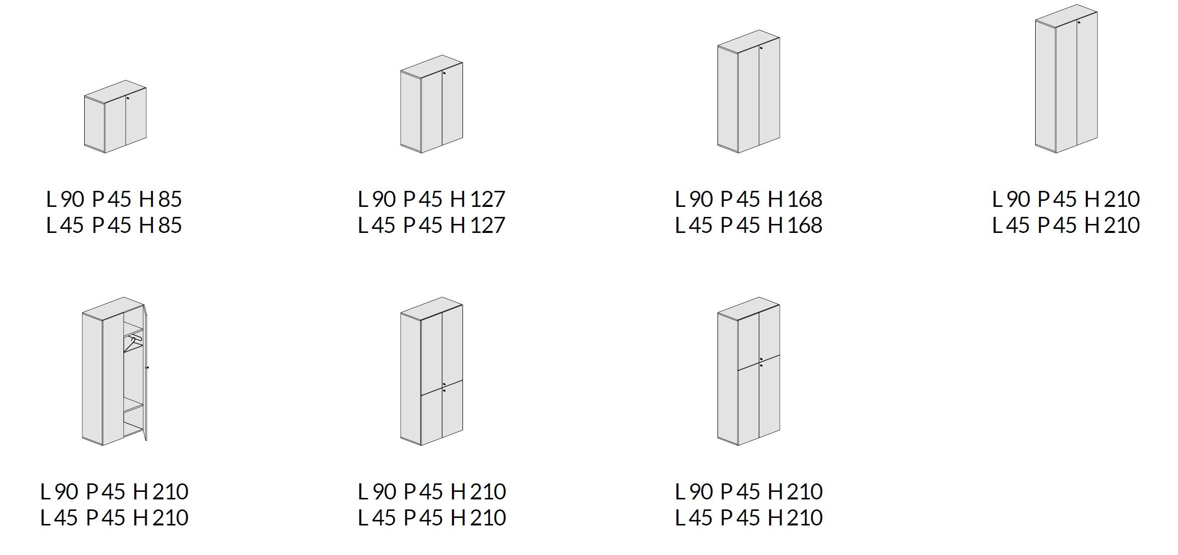 Деревянный офисный шкаф с распашными дверями About Office Bold58 ARCH-00076900 - Вид №2