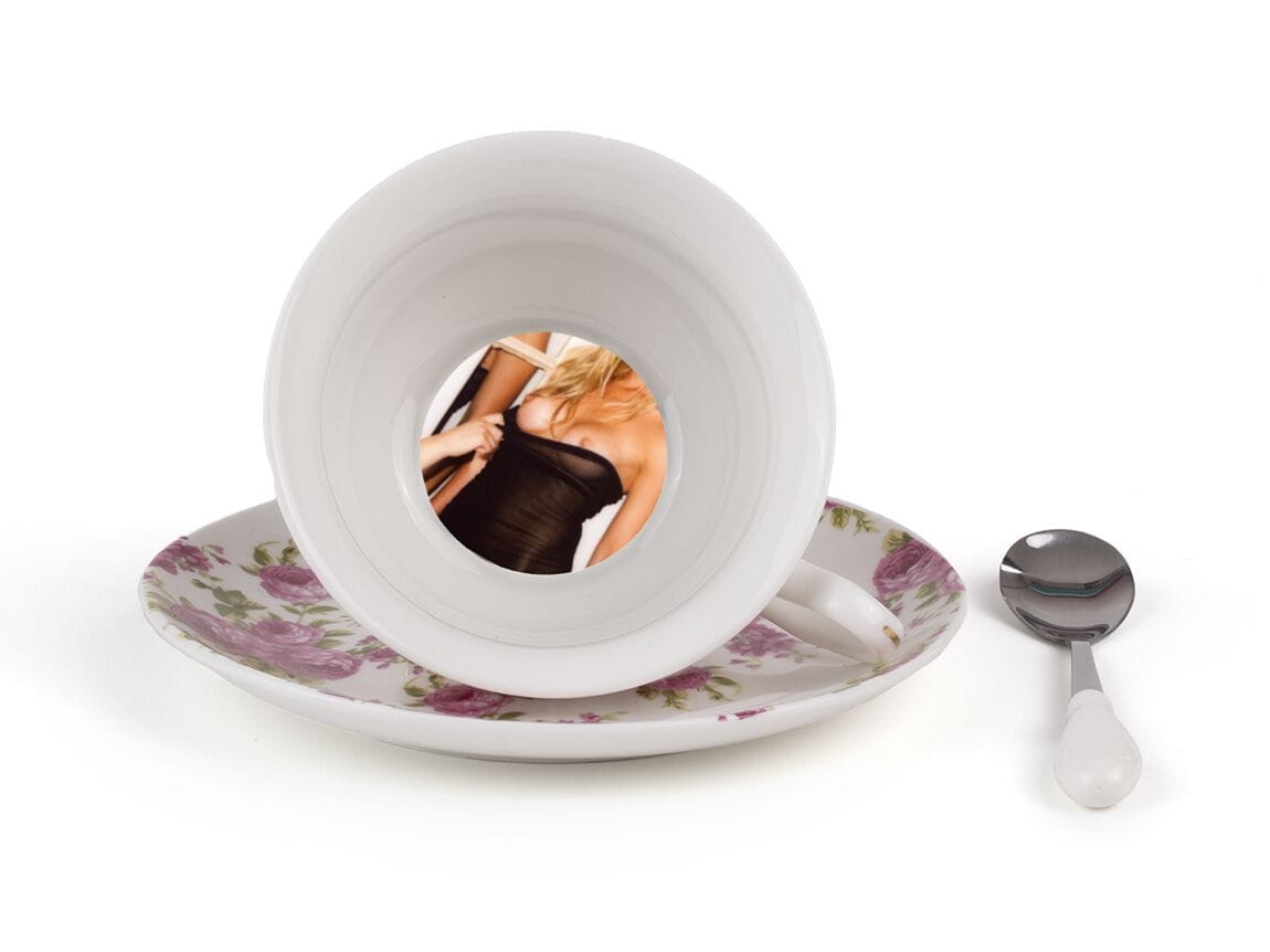 Фарфоровая чайная чашка Seletti Guiltless ARCH-00030306