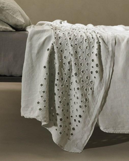 Society Limonta Вышитая льняная простыня Ols sun-id-1445949 - Вид №1