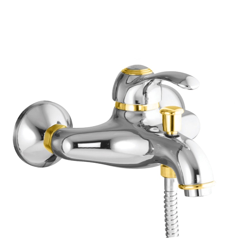 47CO5101 Смеситель для ванны , хром-золото Fiore JAFAR  - Вид №1