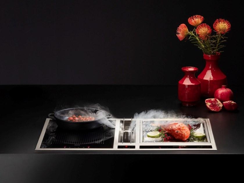 Falmec Индукционная варочная панель из нержавеющей стали с полуприкрытой крышкой Sistemi di cottura sun-id-1452588 - Вид №3