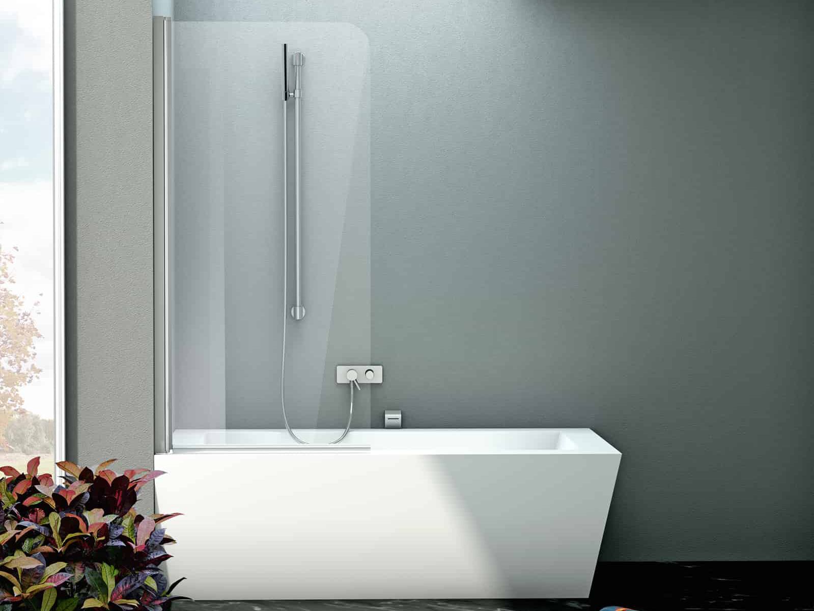 Алюминиевая и стеклянная распашная стена для ванны CSA Box Doccia CAMILLA ARCH-00042753