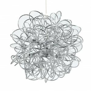 Подвесной светильник Ideal Lux Dust SP8 IDEAL LUX ДИЗАЙНЕРСКИЕ, DUST 072630 Серебро