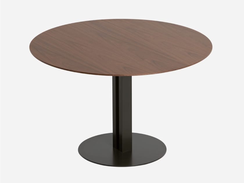 Круглый стол из грецкого ореха Vergés сэндвич ARCH-00072956