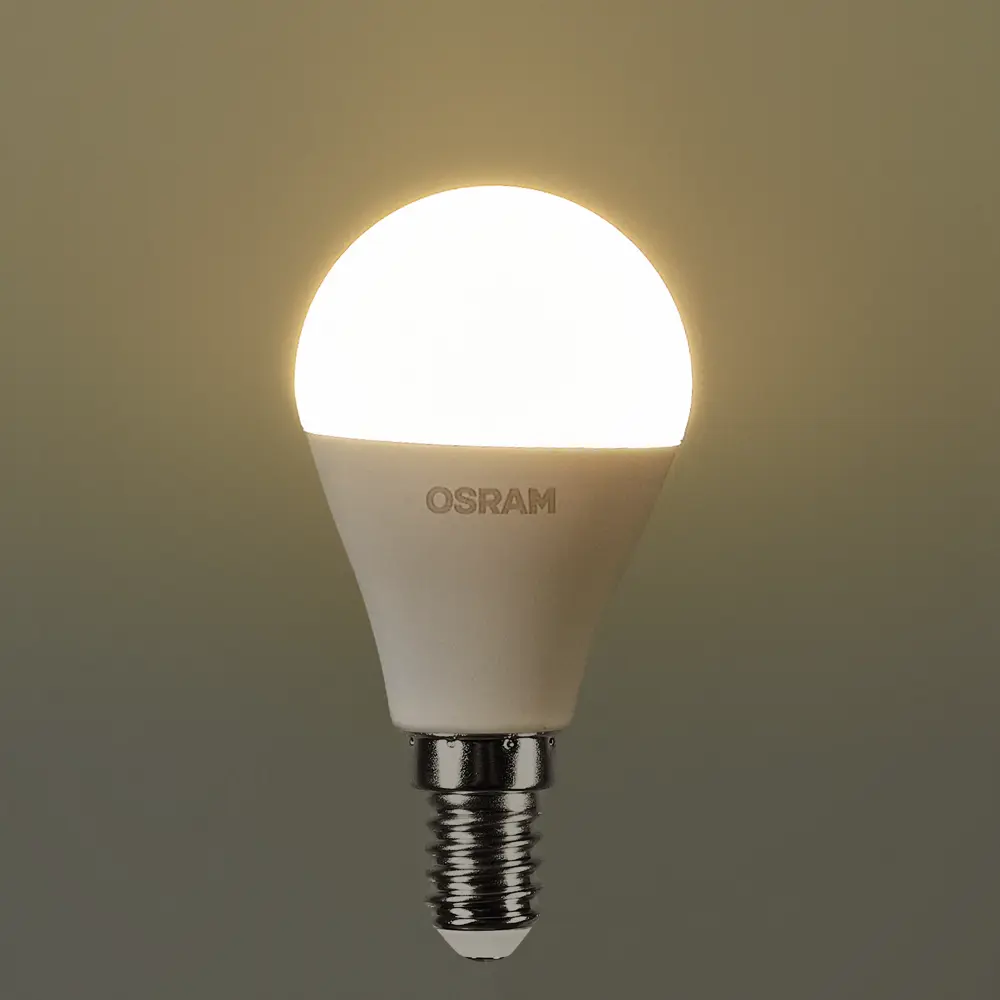 Лампа светодиодная Osram шар 9Вт 806Лм E14 нейтральный белый свет 85100672 STLM-2211274  - Вид №2