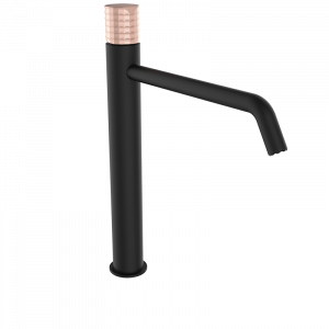 75550726 PREMIUM Черный XXL Умывальник смеситель Черно-Розовое GRB MIXERS