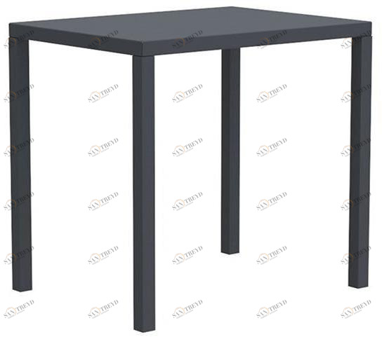 Прямоугольный металлический садовый стол штабелируемый Quatris Santreyd sun-id-1432098