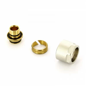 Соединитель (евроконус) для металлопластиковой трубы обжим HENCO 20х3/4"