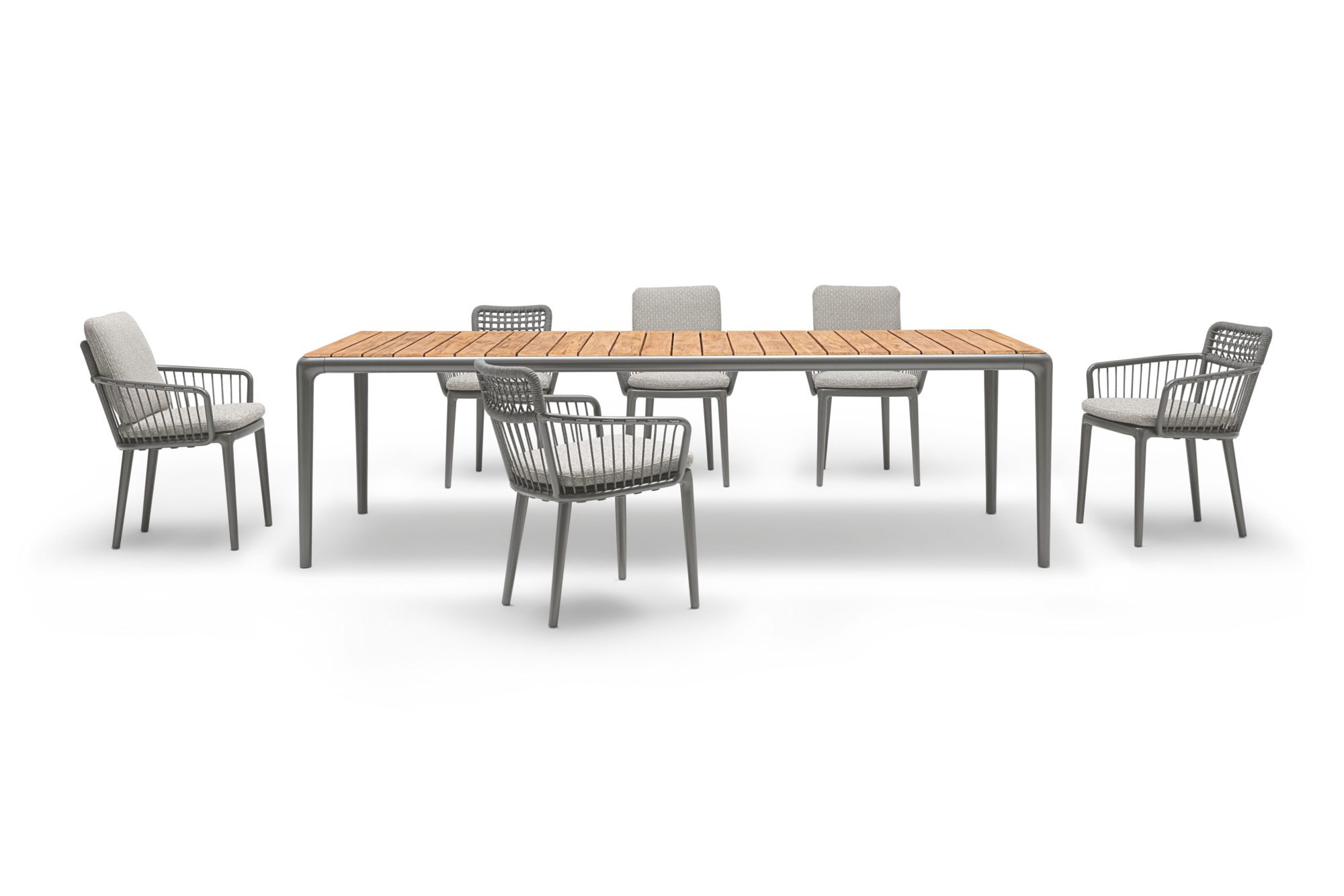 Алюминиевый мягкий садовый стул с подлокотниками Rolf Benz Rolf Benz YOKO ARCH-00099298 - Вид №2