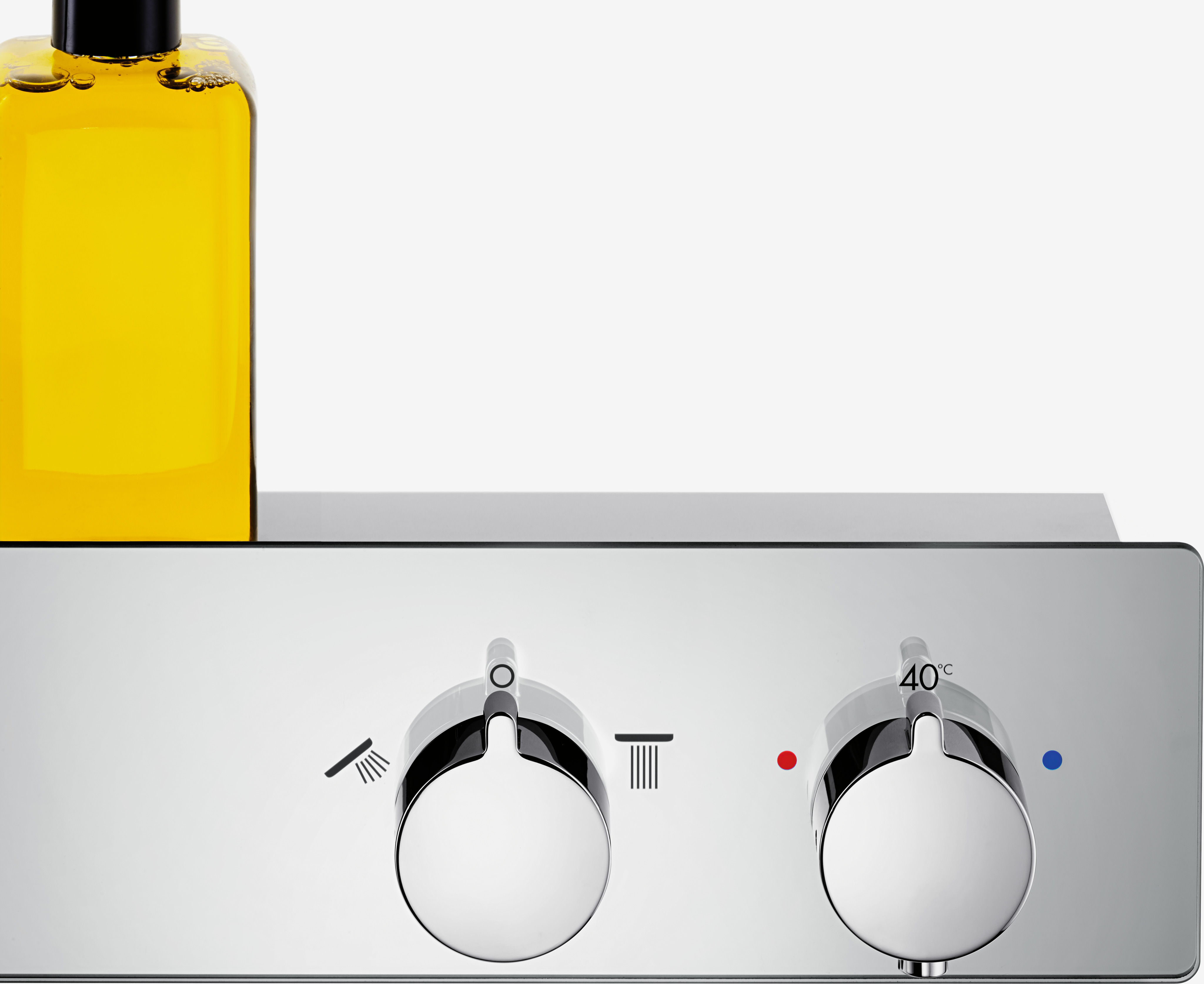 13108400 ShowerTablet Thermostat 600 универсальный, внешнего монтажа, для 2 функций Hansgrohe  - Вид №4