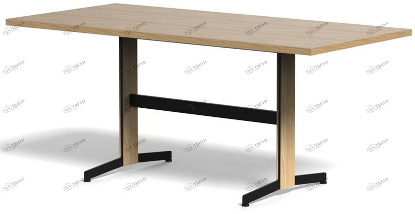 arrmet Прямоугольный стол из фанерованной древесины Piana 1068