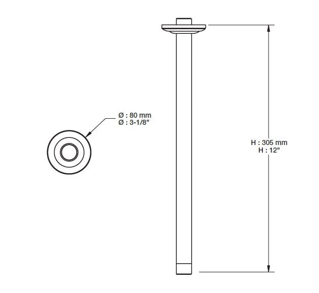 Потолочный душ BARIL RAC-1218-13 ARCH-00109273 - Вид №2