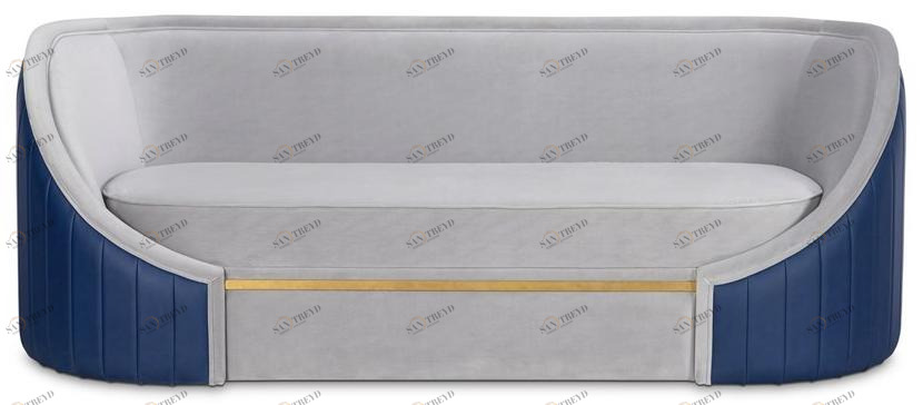 Duquesa & Malvada 3-х местный бархатный диван  Dmu028 