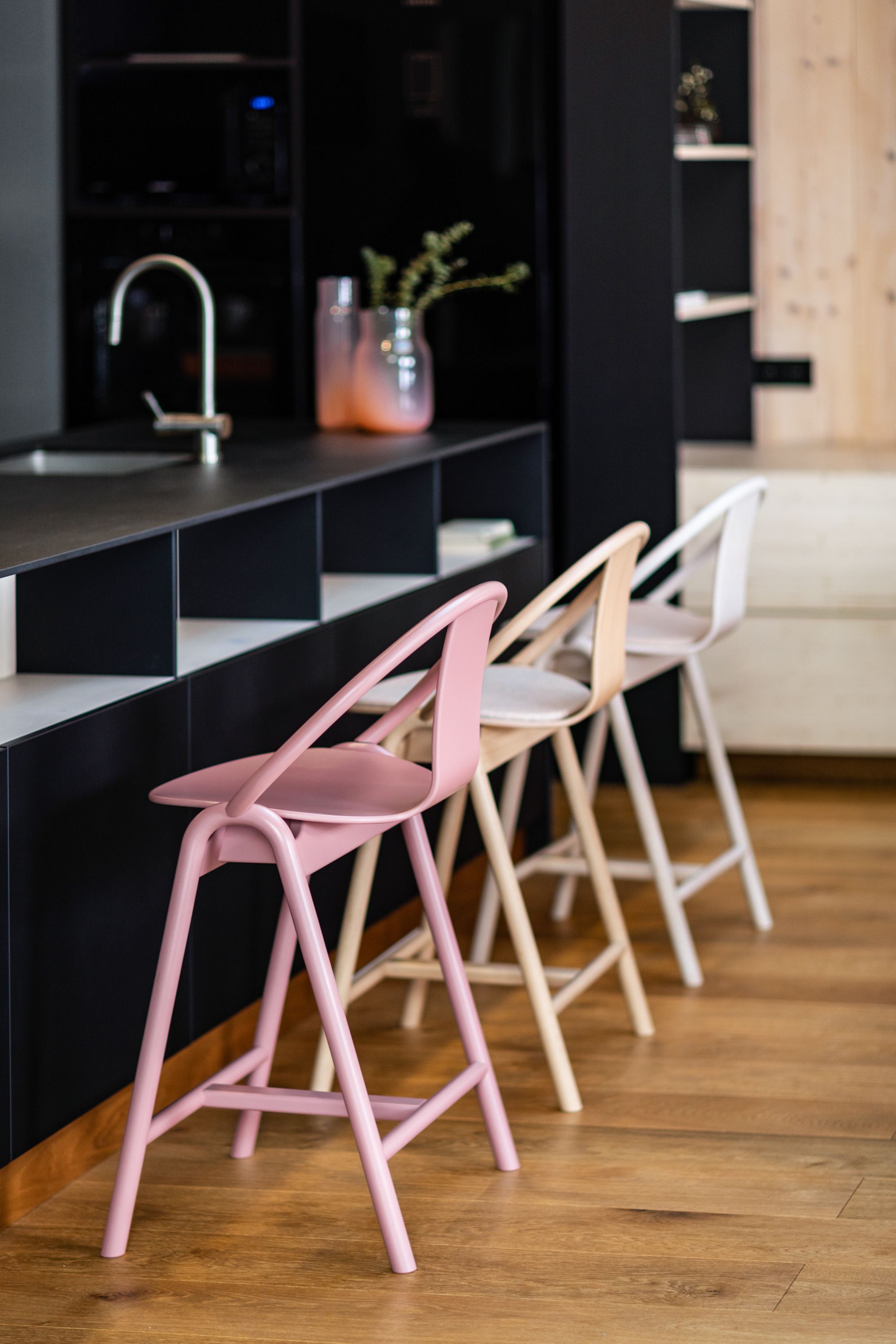 Высокий стул с мягким сиденьем TON AGAIN ARCH-00023267 - Вид №2