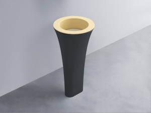 AMLA45-CN+AMPILT-LN+AMCOLT-BA Раковина Amedeo Tondo отдельностоящая cielo Enjoy + Amedeo