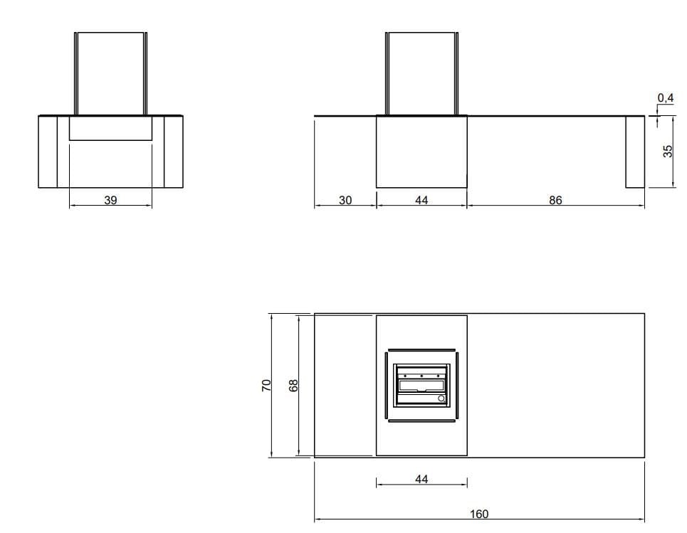Настольный камин из биоэтанола Antoniolupi DRAGO ARCH-00034910 - Вид №4