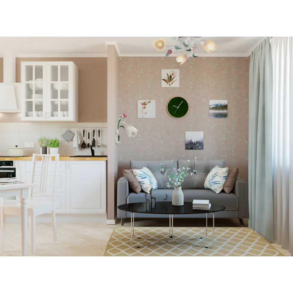 Обои флизелиновые Палитра Sakura коричневые 1.06 м 7136-82 13928940 STLM-2205942 - Вид №4