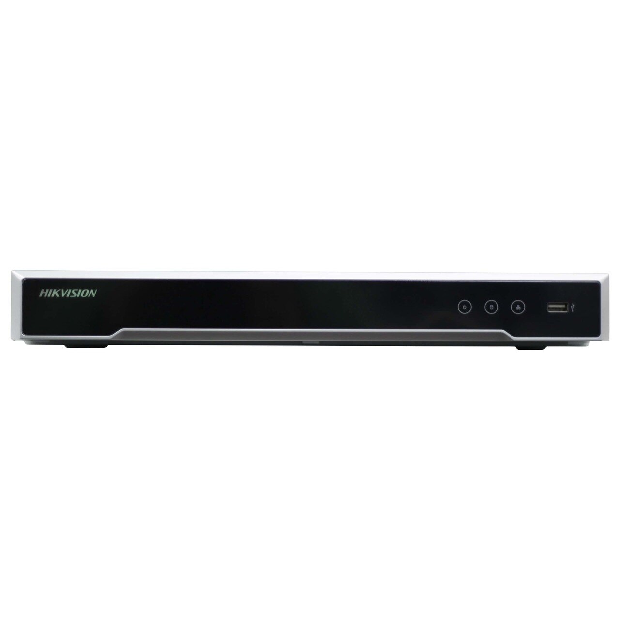 DS-7616NI-K2/16P 16-ти канальный ip-видеорегистратор с poe, видеовход 16 каналов, аудиовход 1 rca, видеовыход 1 vga 1080р, 1 hdmi 4к, аудиовыход 1 rca, вх поток 160мб/с, исх поток 160мб/с, разр записи до 8мп, синхр.воспр. 2 канала@8мп, 2 hdd 6тб, трев 4/1 Santreyd  - Вид №1