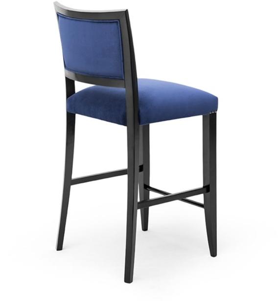 Mytto Высокий бархатный табурет с подставкой для ног Larforma sun-id-1367798 - Вид №3