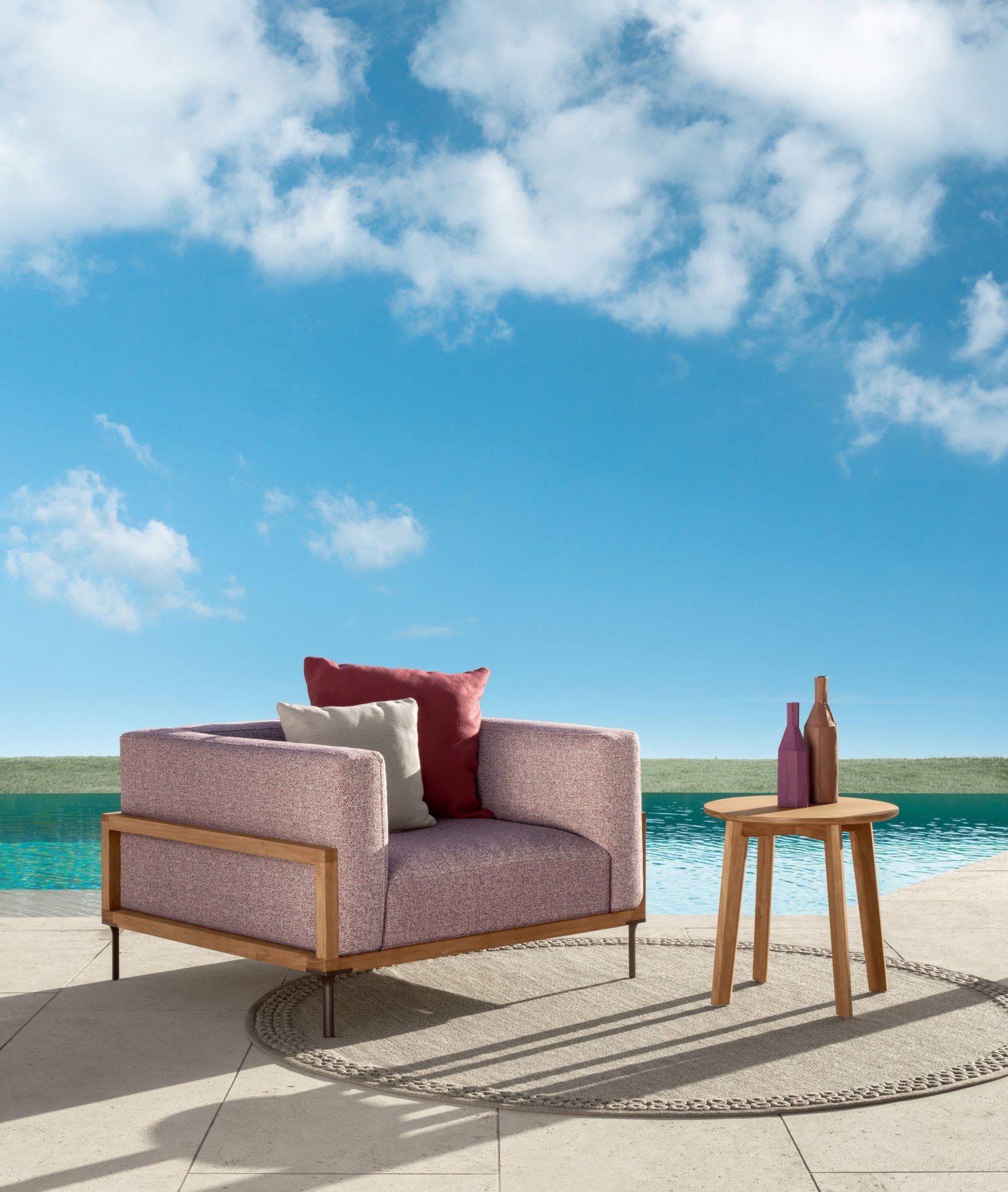 Журнальный столик из тикового дерева Talenti CleoSoft-дерево ARCH-00064018 - Вид №6