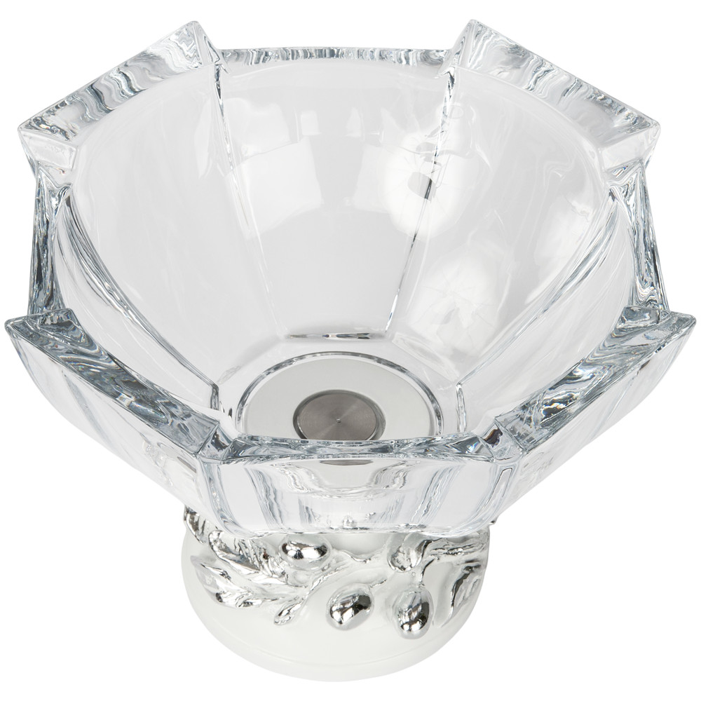 52106 Фруктовница-конфетница Oliva Branch Silver BOGACHO 4627196591394 - Вид №2