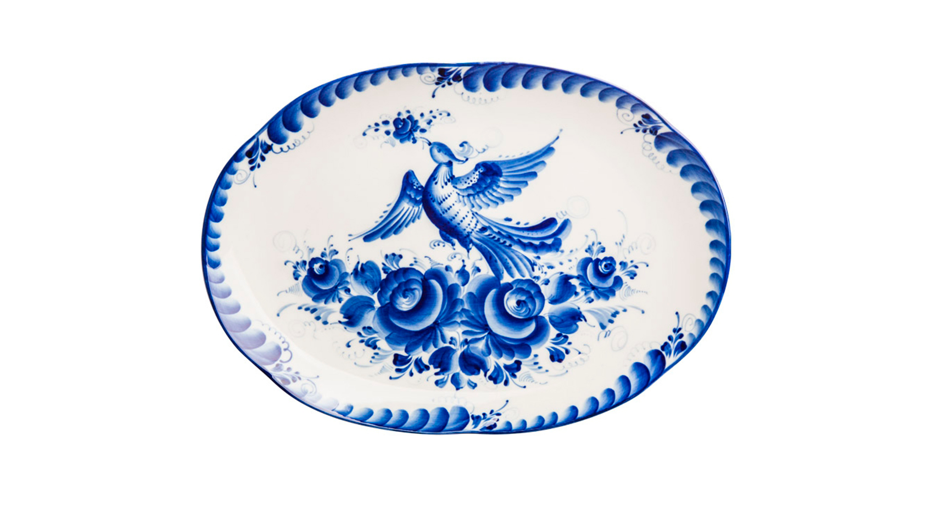 10612894 Гжельский фарфоровый завод Сервиз столовый 6/42 "Дубок" (авт.работа) Фарфор, Керамика  - Вид №9