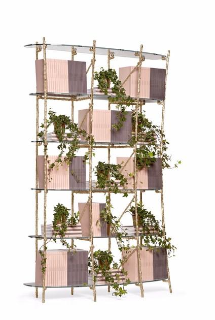 Ginger & Jagger Книжный шкаф из латуни и стекла Earth to earth sun-id-1386161 - Вид №2