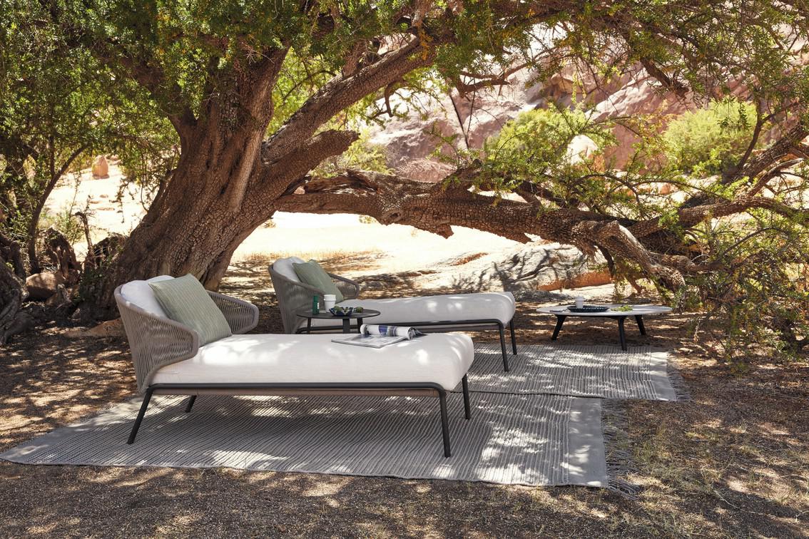 MNST23 Шезлонг лава серебро Manutti Radius - Вид №14