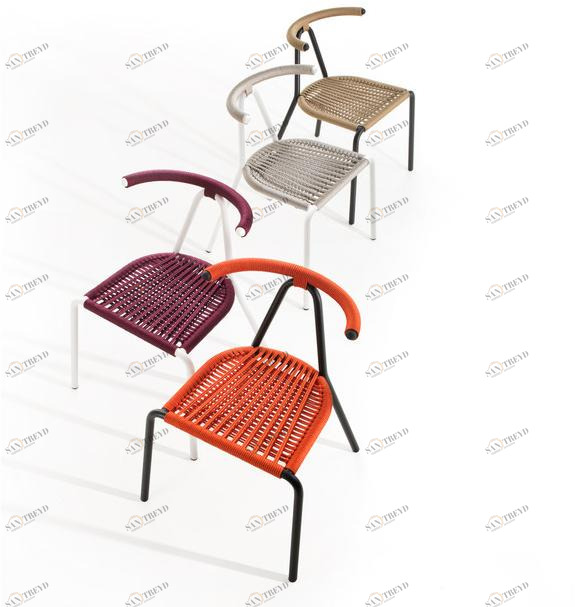 B-LINE Штабелируемый садовый стул из оцинкованной стали sun-id-1392256