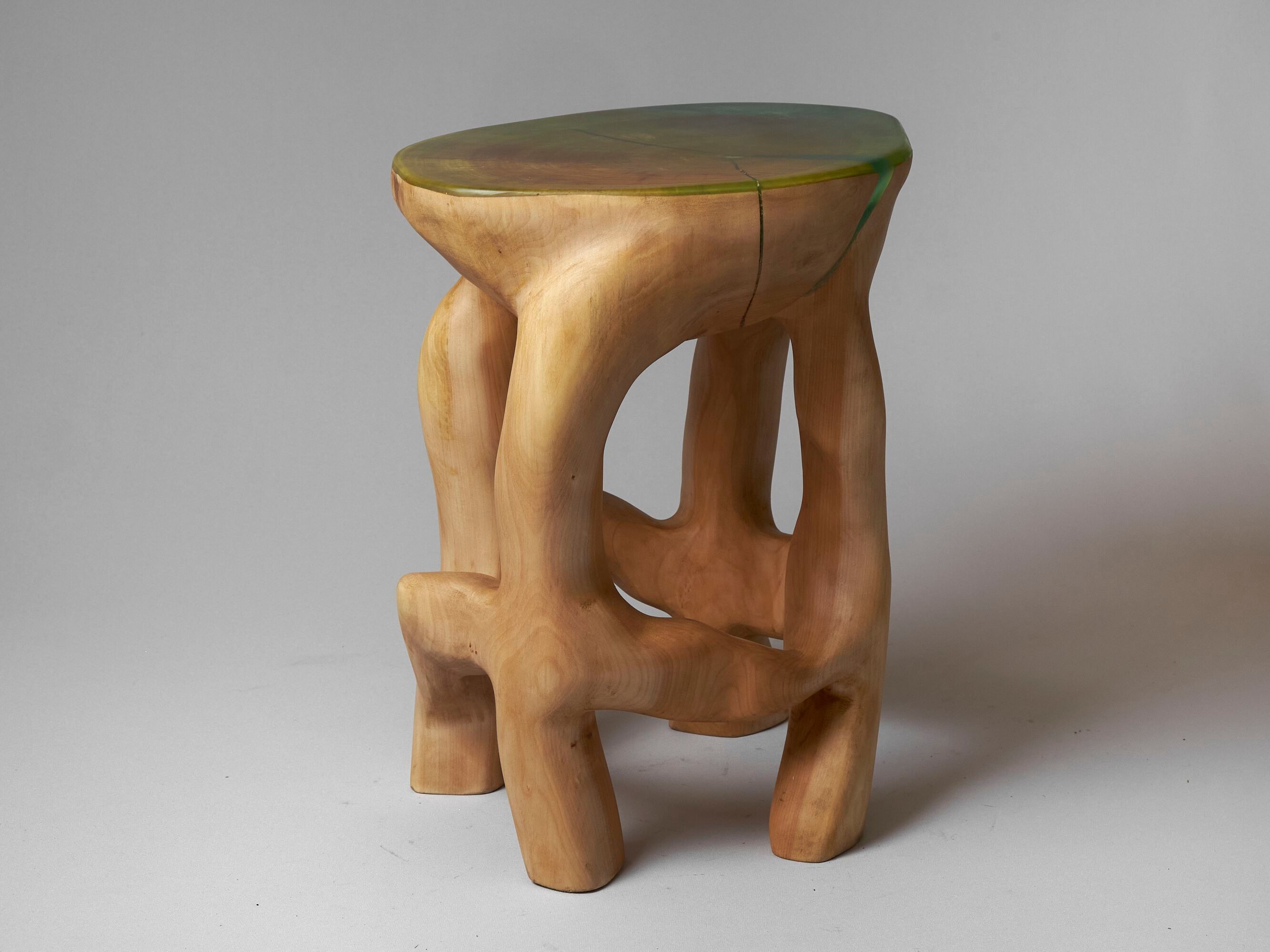 Деревянный журнальный столик / табурет Logniture Satyrs ARCH-00029617 - Вид №2