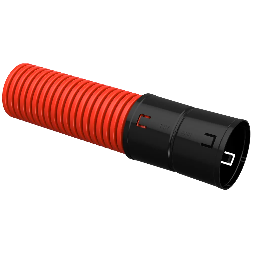 Труба гофрированная IEK ПНД/ПВД двустенная ø90 мм 50 м 82308317 STLM-2182573 