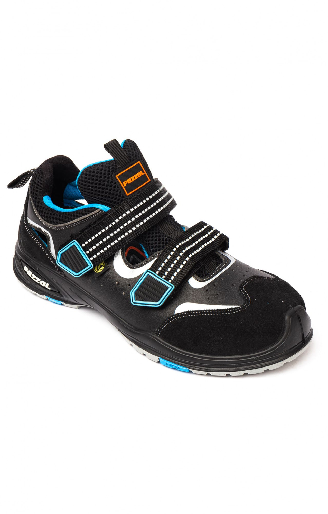 5031735 Полуботинки ПЕЦЦОЛЬ ФОРМУЛА 3 с перфорацией c композитным подноском и проколозащитной прокладкой черно-синие  Летняя обувь размер 44 Спецодежда 