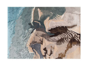 Прямоугольный ковер из шерсти и Tencel®