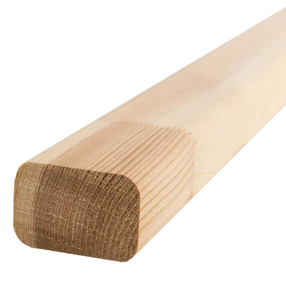 Поручень прямоугольный сращенный хвоя Экстра 40x60x3000 мм 81990121 STLM-2081158 Santreyd 