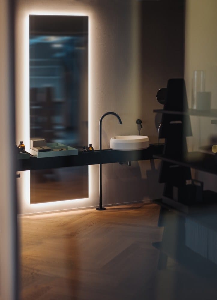 Латунный напольный дозирующий носик для умывальника Agape Fez 2 ARCH-00103703 - Вид №3