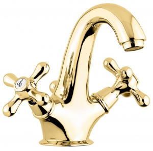 12013OR Смеситель Deco Classic с донным клапаном для раковины, цвет золото