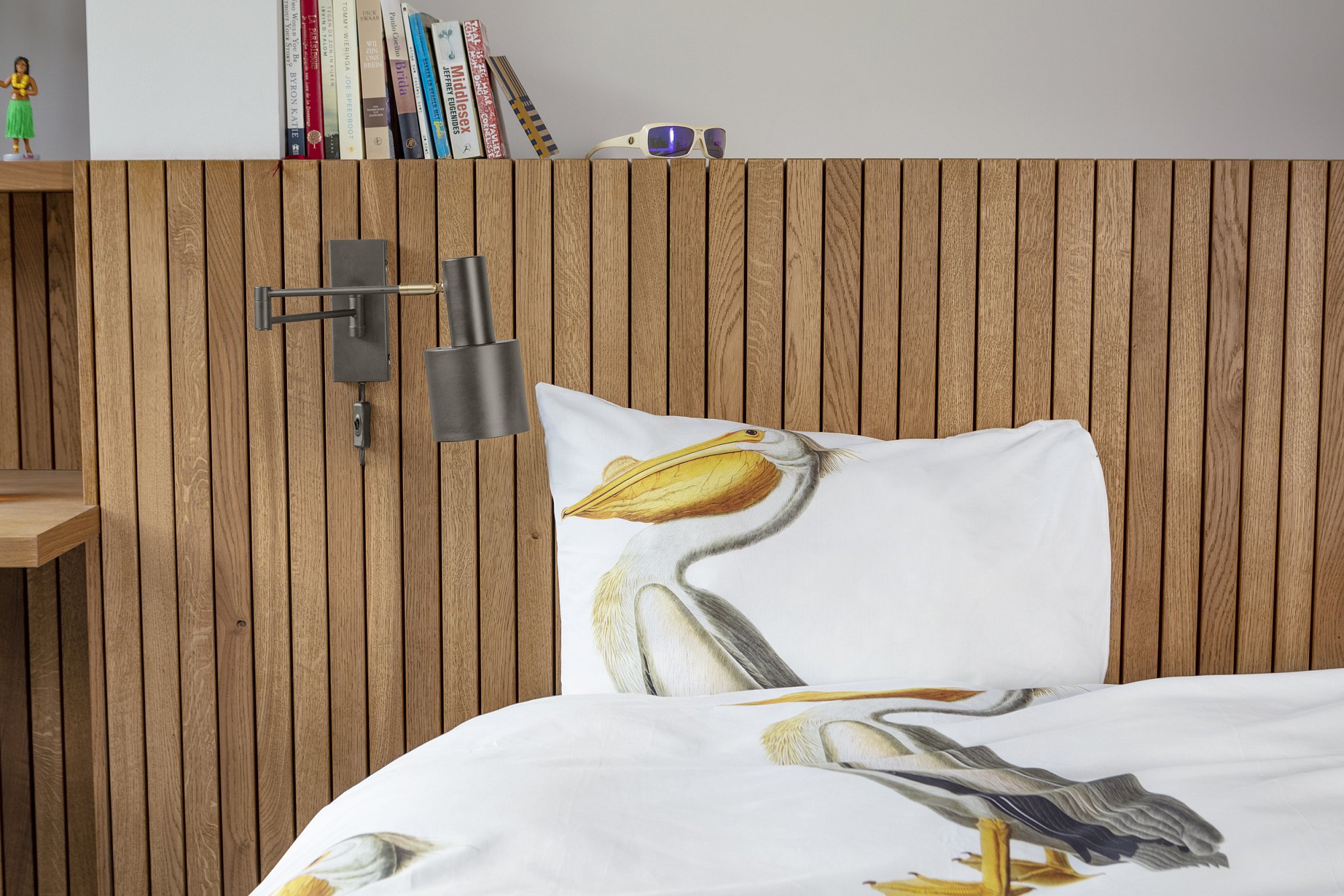 Детское постельное белье односпальное "Пеликан" 150х200 см SNURK  335468 Белый;желтый;серый  - Вид №1