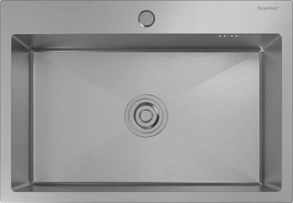 Кухонная мойка Нержавеющая сталь METAL S563 GranFest 6545-S563
